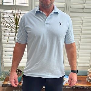 RARE baby blue Playboy “Polo Shirt”.